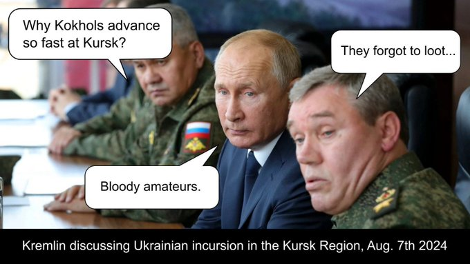 ja_62x's tweet photo. @DarthPutinKGB https://t.co/fczn4fXpBx
They're 100% amateurs - no raping, no looting, no kidnapping, no referenda...🙃
They will never be master strategists like russians...
#russianWorld is full of #russianFail https://t.co/LlDxFYqtOi