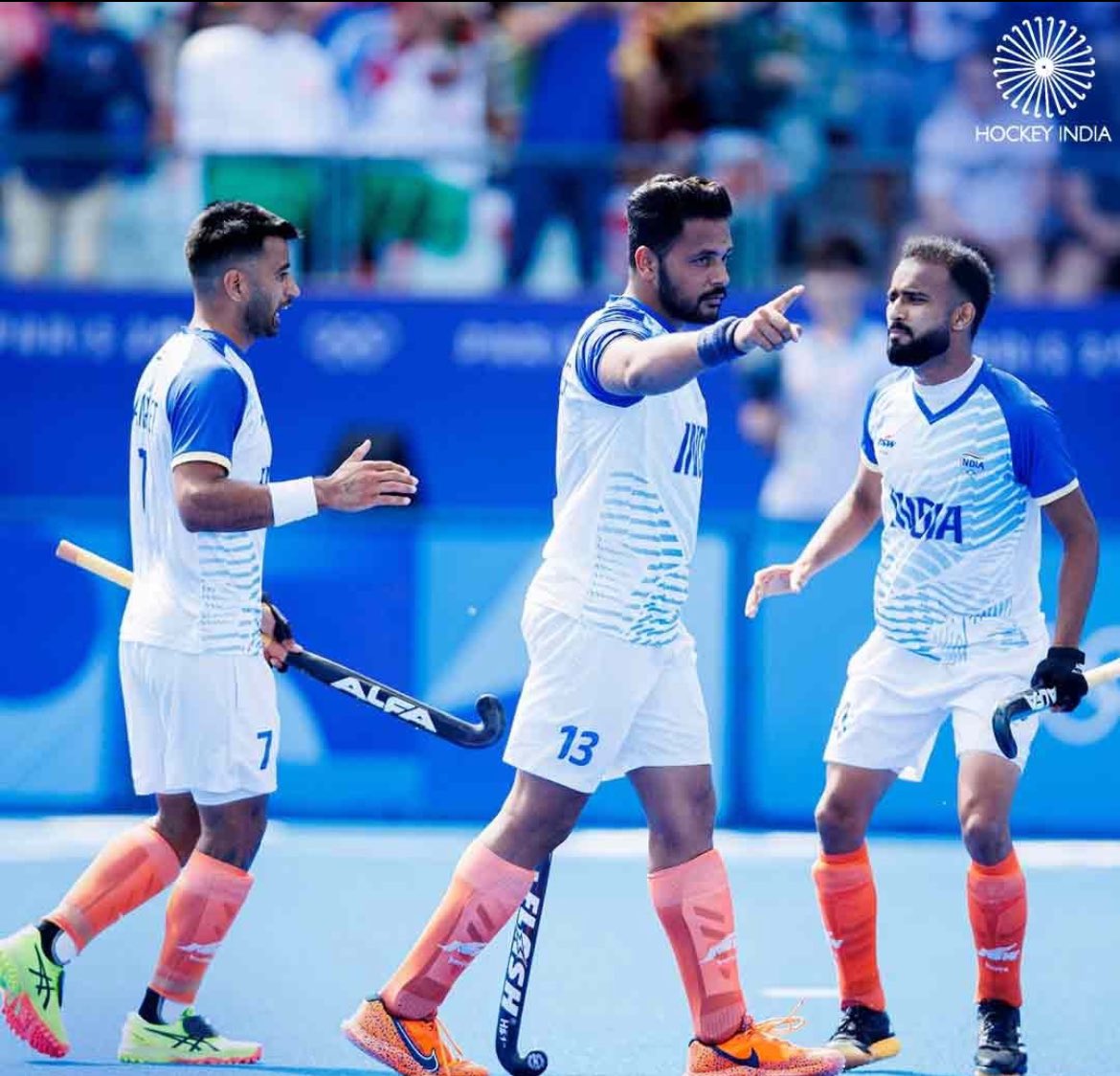 jude_mt's tweet photo. Congratulations @TheHockeyIndia on winning the bronze medal at @Paris 2024. @16Sreejesh what a great career capped off in style with a fantastic performance. Great work by @13harmanpreet @manpreetpawar07 and the rest of the team @FIH_Hockey @asia_hockey https://t.co/RsU2wdHSQ0
