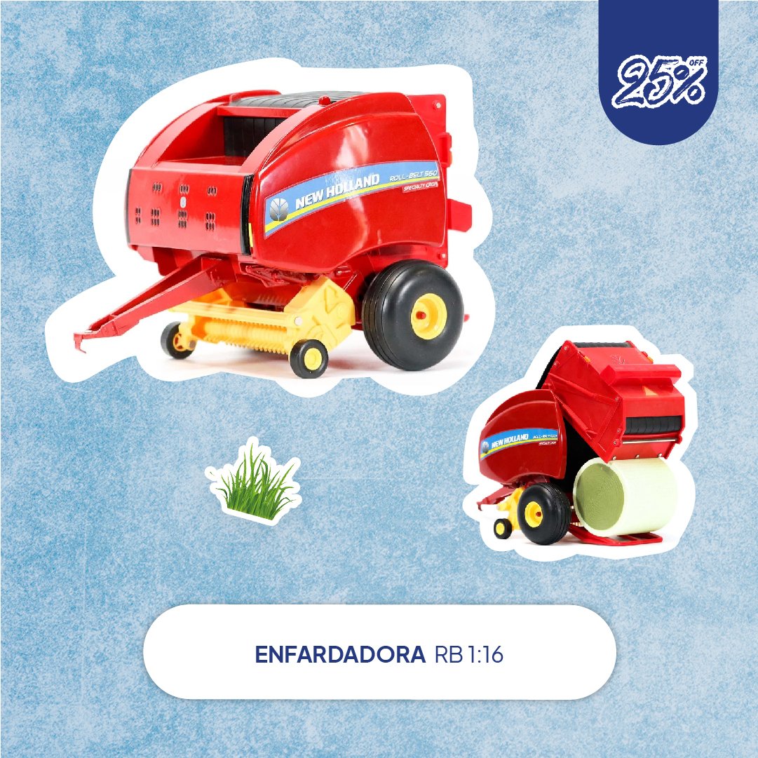 corporacionuy's tweet image. ¡Descubrí la diversión con New Holland y regalá momentos mágicos 💫
25% OFF durante todo el mes de agosto en juguetes y merchandising.
Ingresá ahora 👇
tienda.comasa.com.uy/catalogo?grp=45

#comasa #corporaciondemaquinaria #mesdelaniñez #juguetes