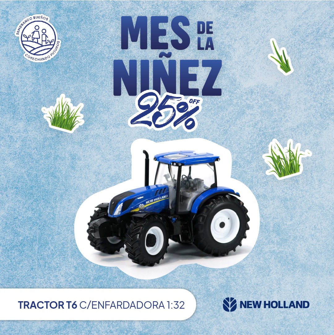 corporacionuy's tweet image. ¡Descubrí la diversión con New Holland y regalá momentos mágicos 💫
25% OFF durante todo el mes de agosto en juguetes y merchandising.
Ingresá ahora 👇
tienda.comasa.com.uy/catalogo?grp=45

#comasa #corporaciondemaquinaria #mesdelaniñez #juguetes