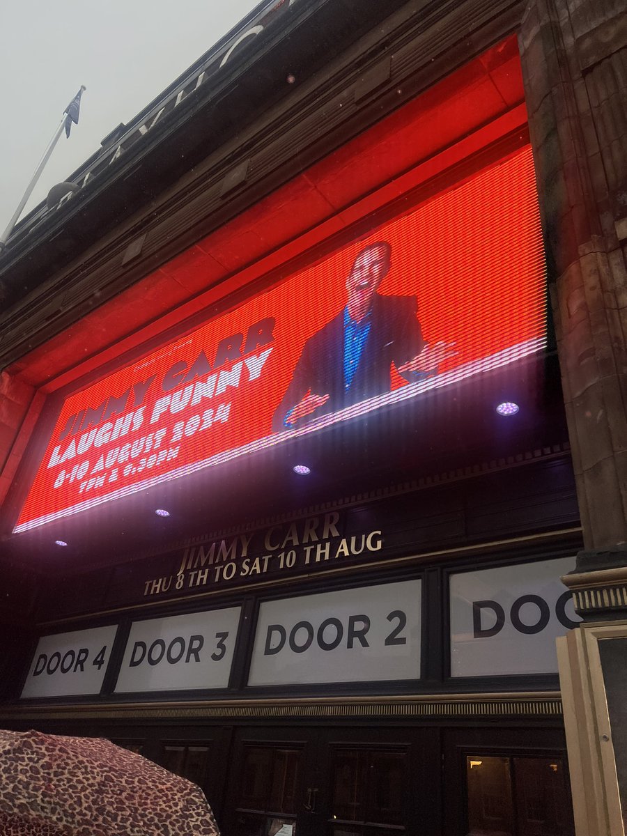 Great day at the fringe ending it with the 🐐 and guest of the podcast <a href="/jimmycarr/">Jimmy Carr</a> 🏴󠁧󠁢󠁳󠁣󠁴󠁿