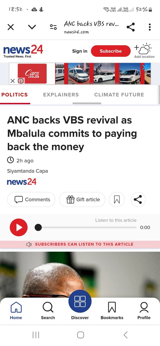 Mbalula uthule nya! Kanti nawe untswebile kwa vbs? I was shocked ukuthi usale ka njani