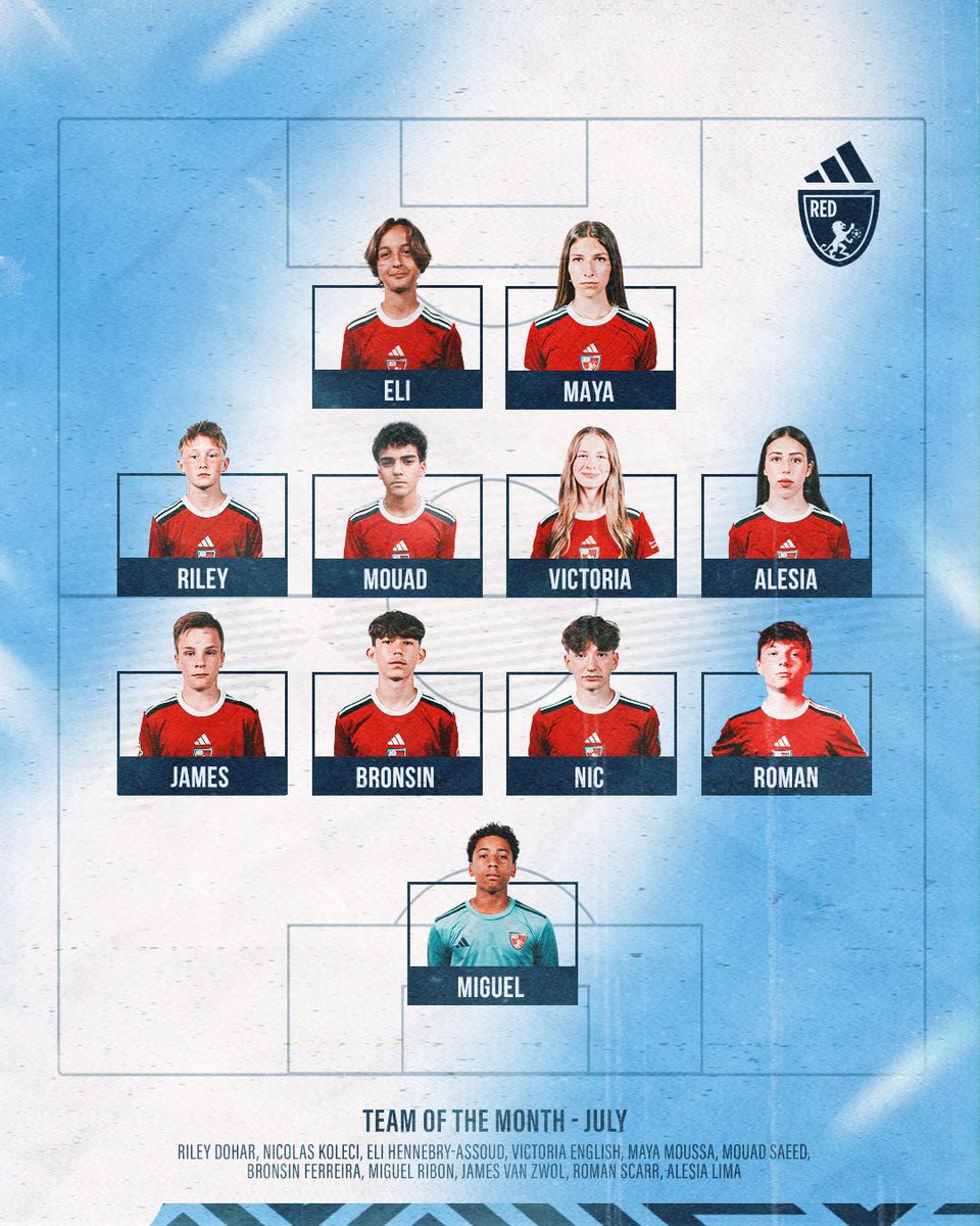 Competitive Team of the Month for July!

Congratulations to those selected 👍

#redacademyofsoccer