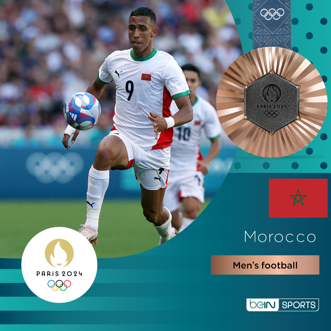 🥉🇲🇦🦁

Morocco thrash Egypt 6-0 to secure the bronze medal in style! 

#Olympics2024 #Paris2024