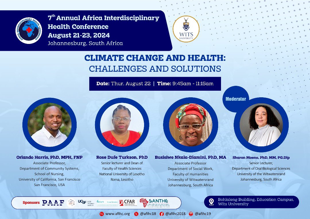 Join us at #AfIHC2024 from August 21-23 in Johannesburg- afihc.org