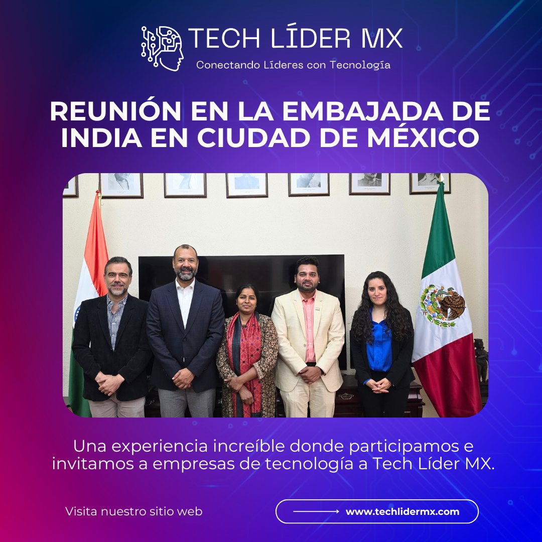 Muy interesante reunión con Prasad Shinde, Deepti Ganji y su equipo para hablar sobre la importancia de la participación de empresas de la India en el Congreso Tech Líder y todo su ecosistema.

<a href="/IndiaEmbBogota/">India in Colombia</a> #Tecnología #SoftwareEngineer #iA