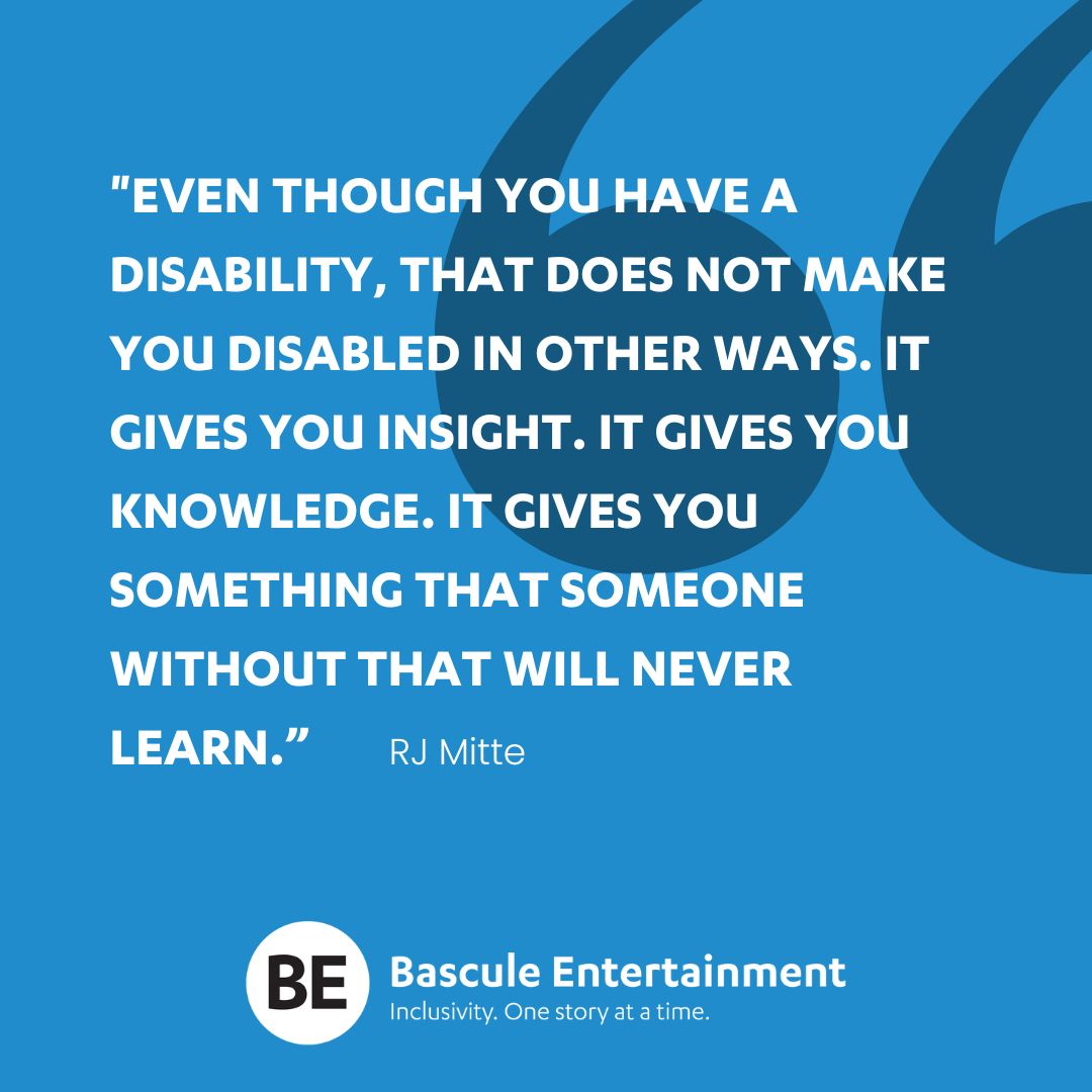 BasculeEnt's tweet photo. We love this quote!  

#BE #BasculeEntertainment #Disability #AuthenticRepresentation #DisabilityIsDiversity #DiversityInFilm #DisabilityInHollywood #DisabilityInMedia #RepresentationMatters #DisabilityRepresentation #DisabledTalent #DisabilityAwareness #Inclusion #Diversity #DEI https://t.co/1jcHDowNwk