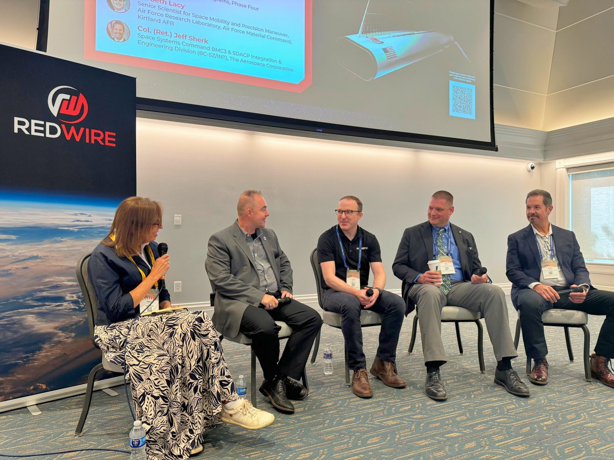 Redwire's tweet photo. Our panel session, "The Advantages of VLEO for National Security," was a hit at the 38th Annual Small Sat Conference! We had a large turnout and an engaging discussion on the benefits of Very Low Earth Orbit for national security small satellites. Missed the session? Watch the replay on our YouTube channel! https://t.co/WfSlf6DtTD

#SmallSat2024 #RedwireSpace #VLEO #SpaceInnovation