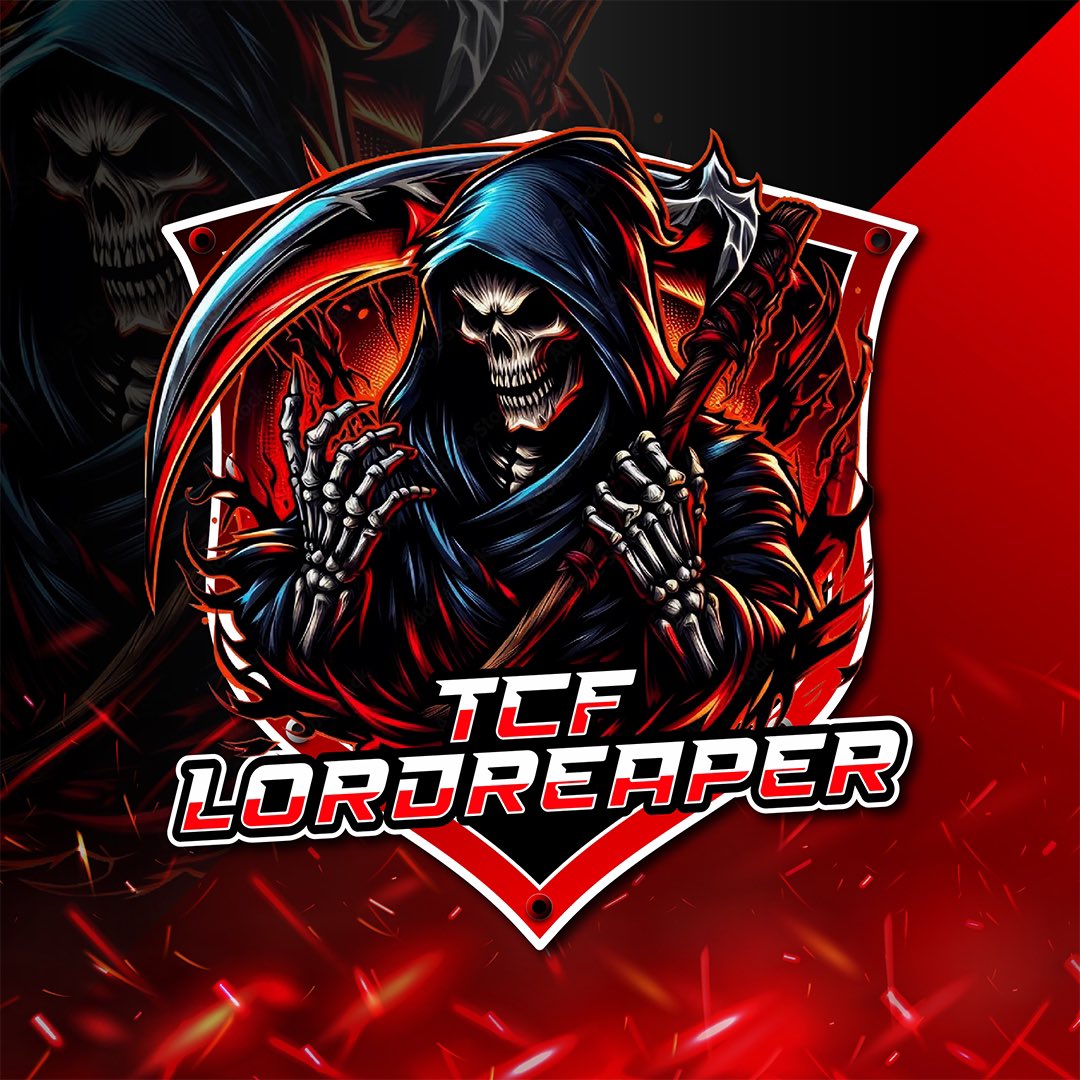 Hello folks,
Just made a logo for <a href="/RevoluciousV/">TCF_LordReaperVolt</a> ✨

Grab your stuff and share your ideas with me❤️✨