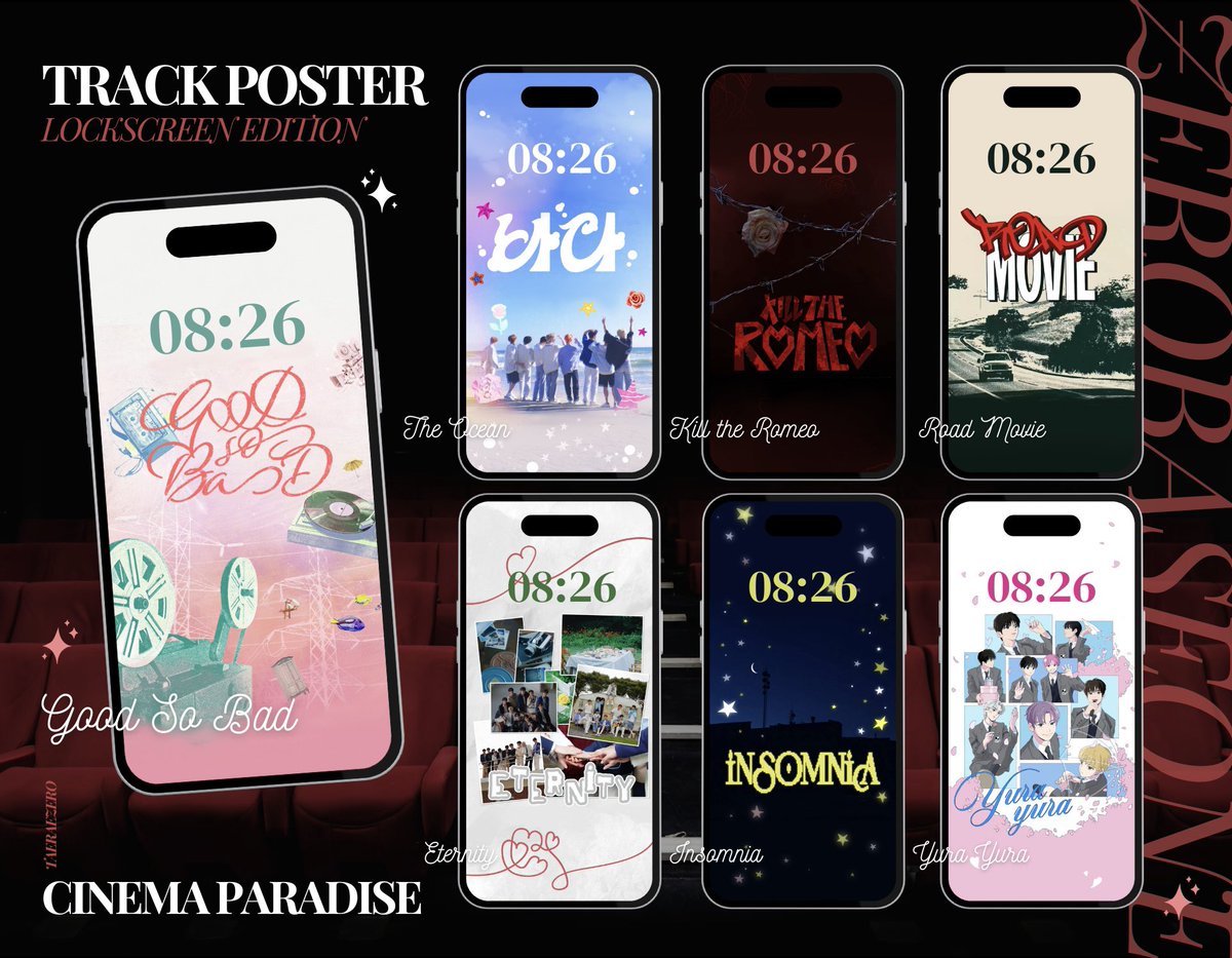 𝗭𝗘𝗥𝗢𝗕𝗔𝗦𝗘𝗢𝗡𝗘 — 🎥🎞️

𝐂𝐈𝐍𝐄𝐌𝐀 𝐏𝐀𝐑𝐀𝐃𝐈𝐒𝐄
ᴛʀᴀᴄᴋ ᴘᴏꜱᴛᴇʀ ʟᴏᴄᴋꜱᴄʀᴇᴇɴ ᴇᴅɪᴛɪᴏɴ

pls like/rt if saved 🍿✨
available for all posters ❣️

#ZB1 #제로베이스원 #CINEMA_PARADISE