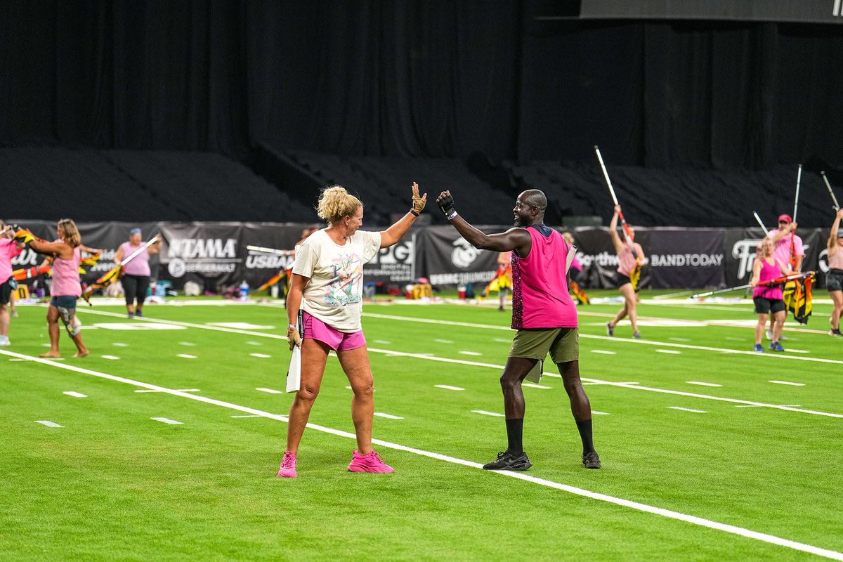 DonaldCSjr's tweet photo. Having a blast marching in the @Crossmen 50th anniversary alumni corps for @DCI championships!! https://t.co/5vFCQ0ty4R