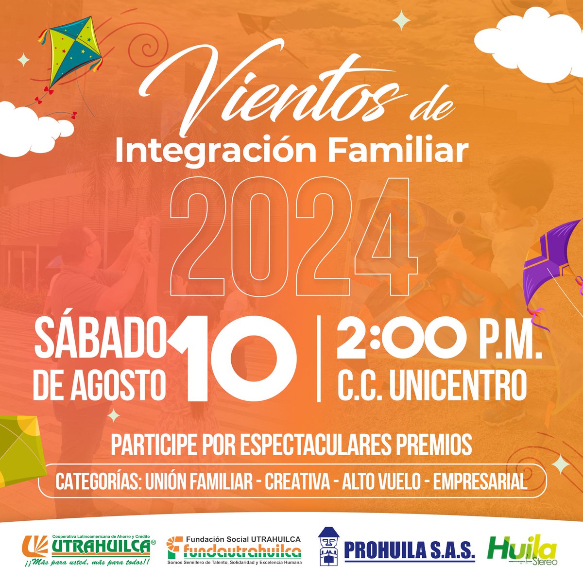 Una jornada para disfrutar en familia y participar por los premios en cada una de las categorías: