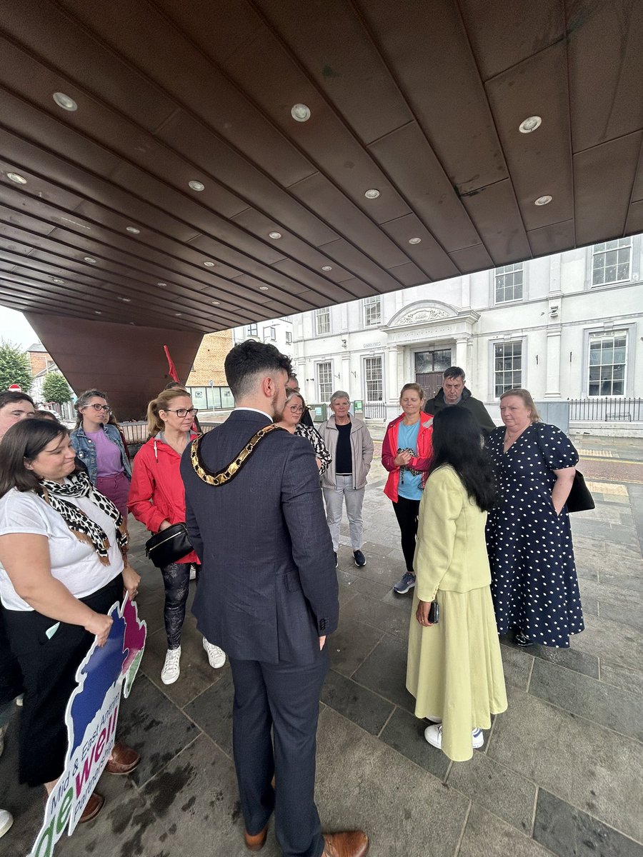 Sarah McLaughlin (@sashenry) on Twitter photo Proud to stand beside <a href="/Inter_Ethnic/">Inter Ethnic Forum</a> colleagues tonight united to say no to racism in our towns #StopRacism #CommunityFirst <a href="/sianalliance/">Sian Mulholland MLA</a> <a href="/mea_bc/">Mid and East Antrim Borough Council</a> <a href="/meaapni/">Mid & East Antrim Agewell Partnership</a> @jennymarshall_ Proud to stand beside <a href="/Inter_Ethnic/">Inter Ethnic Forum</a> colleagues tonight united to say no to racism in our towns #StopRacism #CommunityFirst <a href="/sianalliance/">Sian Mulholland MLA</a> <a href="/mea_bc/">Mid and East Antrim Borough Council</a> <a href="/meaapni/">Mid & East Antrim Agewell Partnership</a> @jennymarshall_