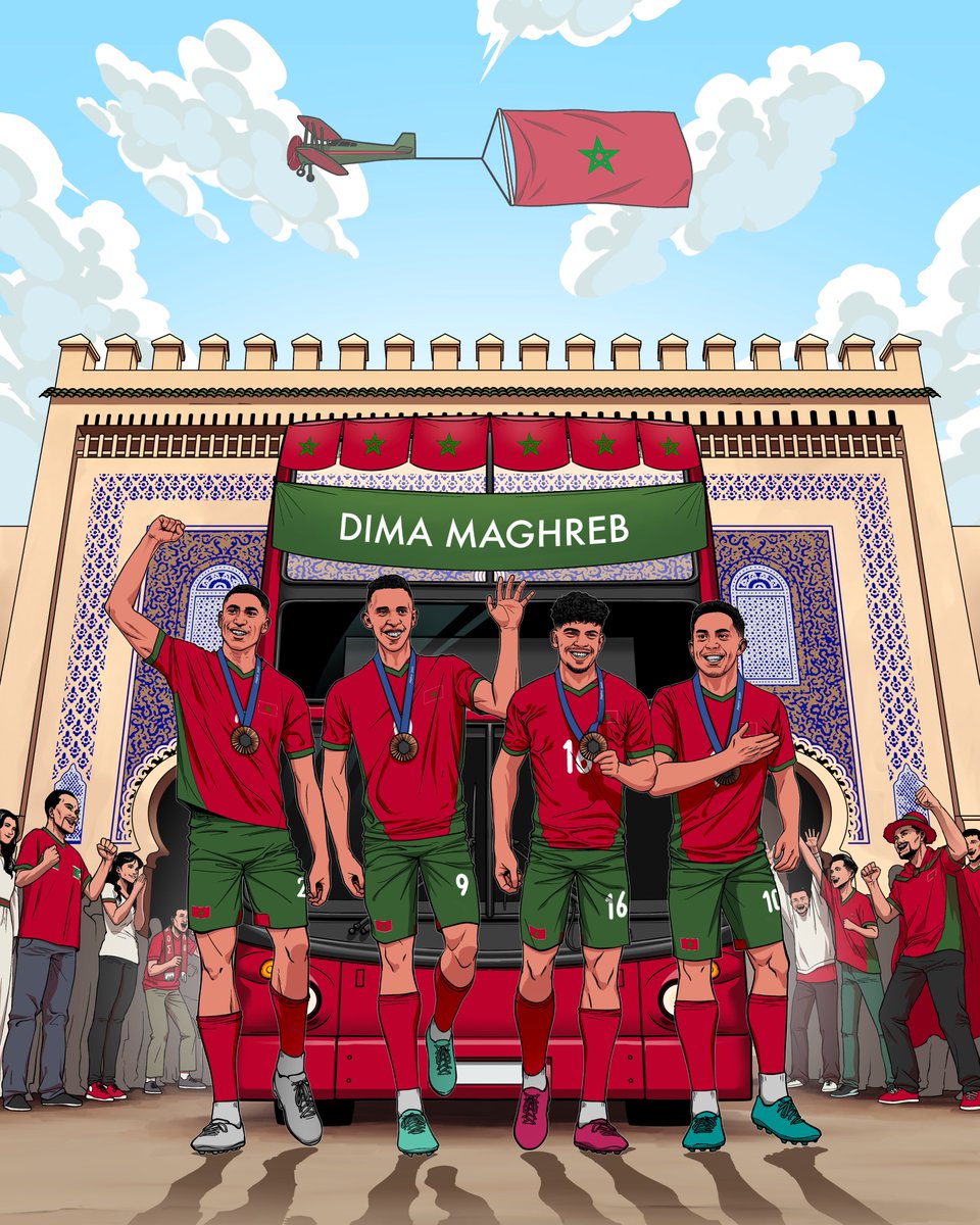 Morocco are Olympic bronze medallists! 👏🇲🇦

#Paris2024