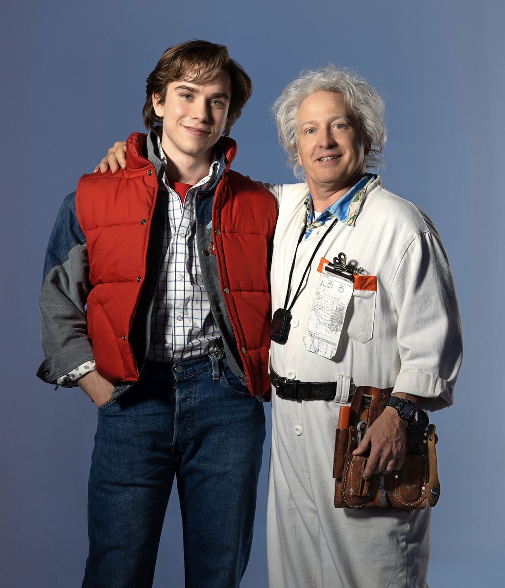 What they see:
A slacker in a life preserver and the lunatic of Riverside Drive 🤪

What we see: 
The Future Boy and The Dreamer ⚡️