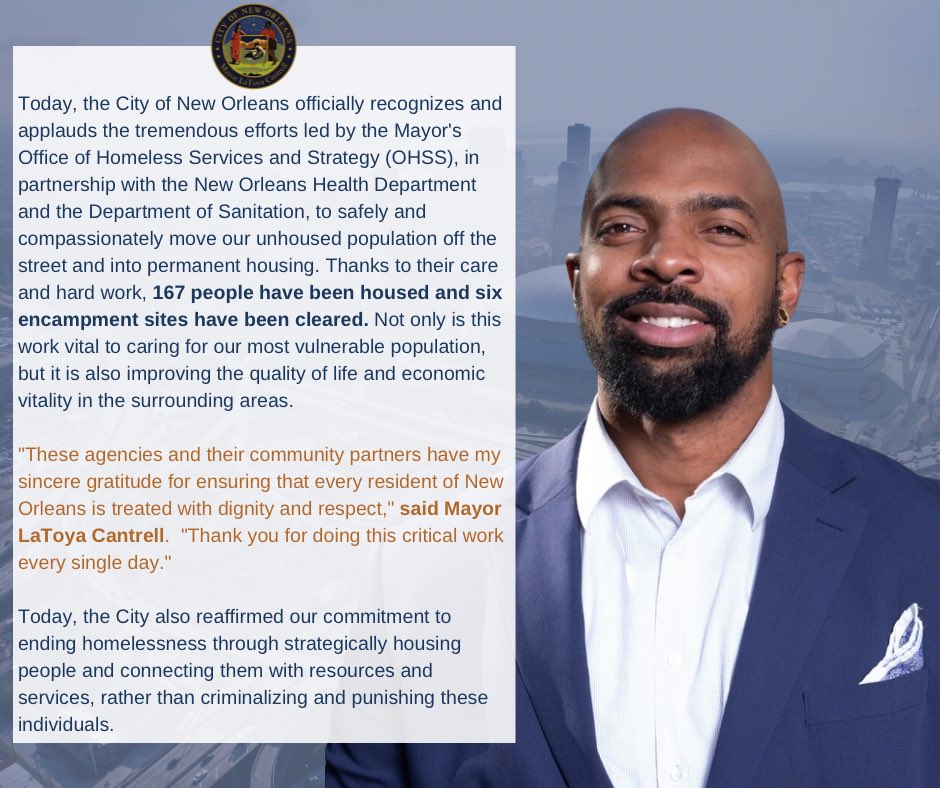 The City Of New Orleans (@cityofnola) on Twitter photo 