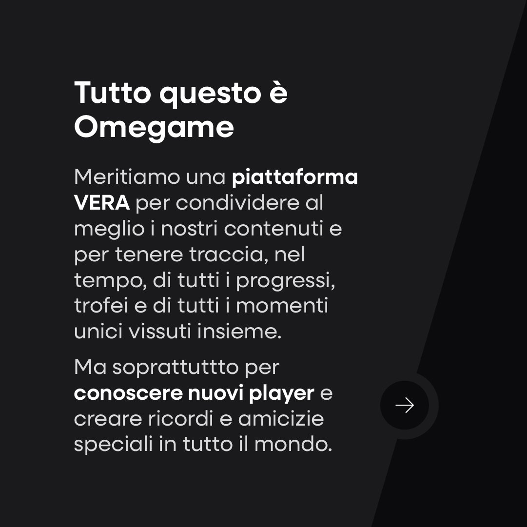 Omegame_net's tweet photo. Un Social dove condividere liberamente la nostra passione per il Gaming e dove coronare finalmente il nostro stile di vita. 👑

Creato da Gamer, pensato per i Gamer, questo è Omegame. 👾

#omegame #gaming #videogames #gamer #social https://t.co/ul4ukjKpm6
