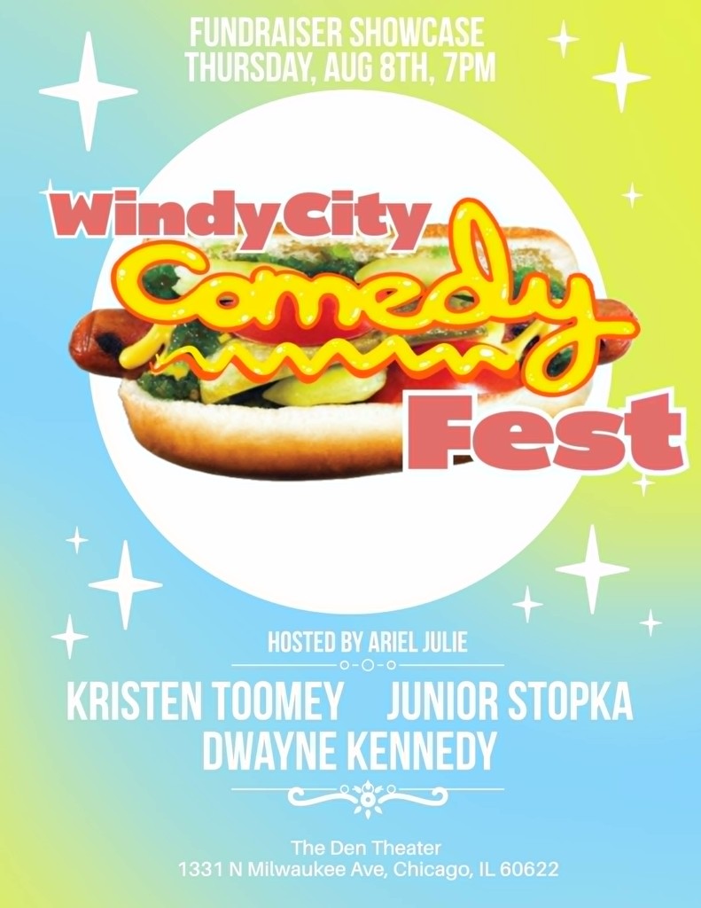 TONIGHT: Grab your tickets for The Windy City Comedy Festival Fundraiser  at The Den Theatre!

🎟️👉 l8r.it/bRPR