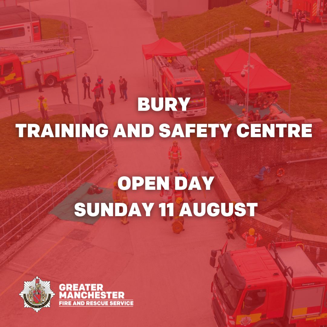 manchesterfire's tweet image. Join us this weekend at Bury Training and Safety Centre for a fun and educational day! 🚒🎉