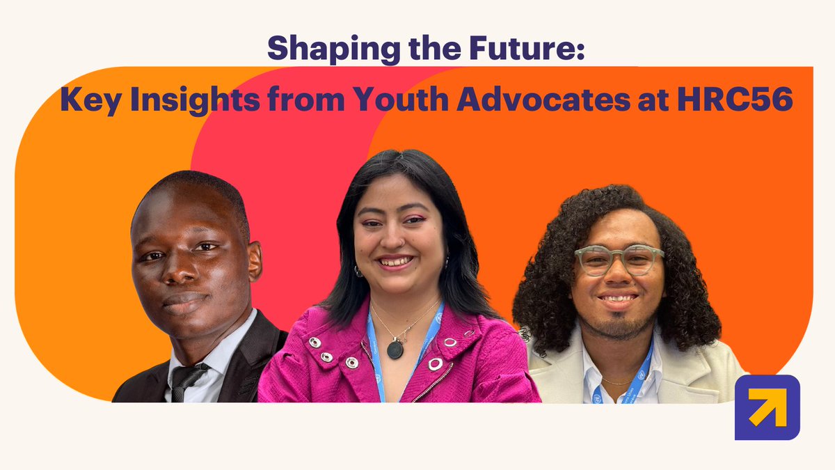 Youth Deliver (@youthdeliver) on Twitter photo This year, <a href="/WomenDeliver/">Women Deliver</a> supported 3️⃣ Young Leader Alumni at #HRC56: <a href="/lamarmarquezg/">Mar Márquez</a> of 🇨🇴 , @mariale_tele of 🇬🇹 , & <a href="/damibabatunde_/">Damilola Babatunde</a> of 🇳🇬 !
Read about their experiences & takeaways for insights on including youth advocates in global spaces ⬇️
bit.ly/3Mhcgdf
#YouthDay This year, <a href="/WomenDeliver/">Women Deliver</a> supported 3️⃣ Young Leader Alumni at #HRC56: <a href="/lamarmarquezg/">Mar Márquez</a> of 🇨🇴 , @mariale_tele of 🇬🇹 , & <a href="/damibabatunde_/">Damilola Babatunde</a> of 🇳🇬 !
Read about their experiences & takeaways for insights on including youth advocates in global spaces ⬇️
bit.ly/3Mhcgdf
#YouthDay