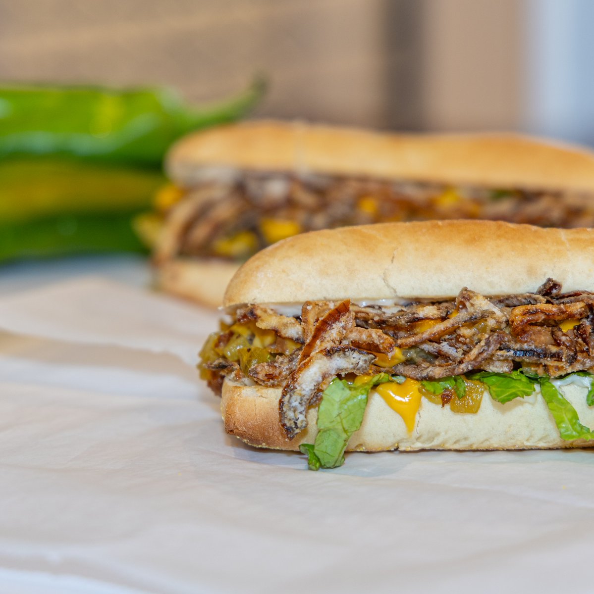 If you haven't tried our Green Chile Cheesesteak special you're missing out! 🔥😋