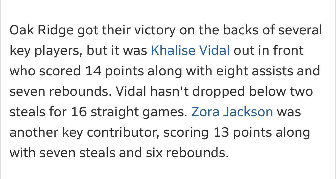 Check out my article reports from my 2023-2024 High schools season games!!!