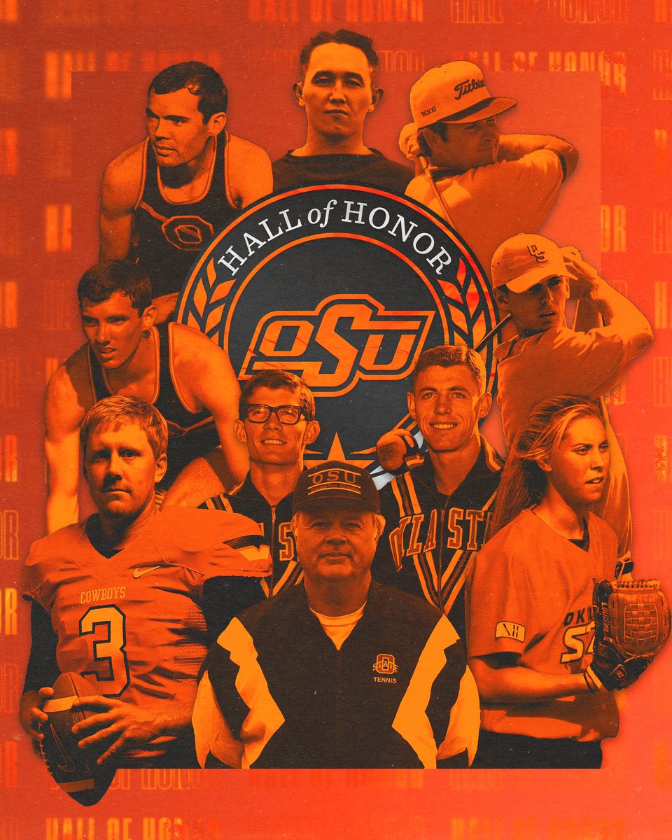 Make your plans to join us on Sept. 20 as we induct these legends into the OSU Athletics Hall of Honor!

🎟️ — onecau.se/hallofhonor
 
#GoPokes | #okstate
