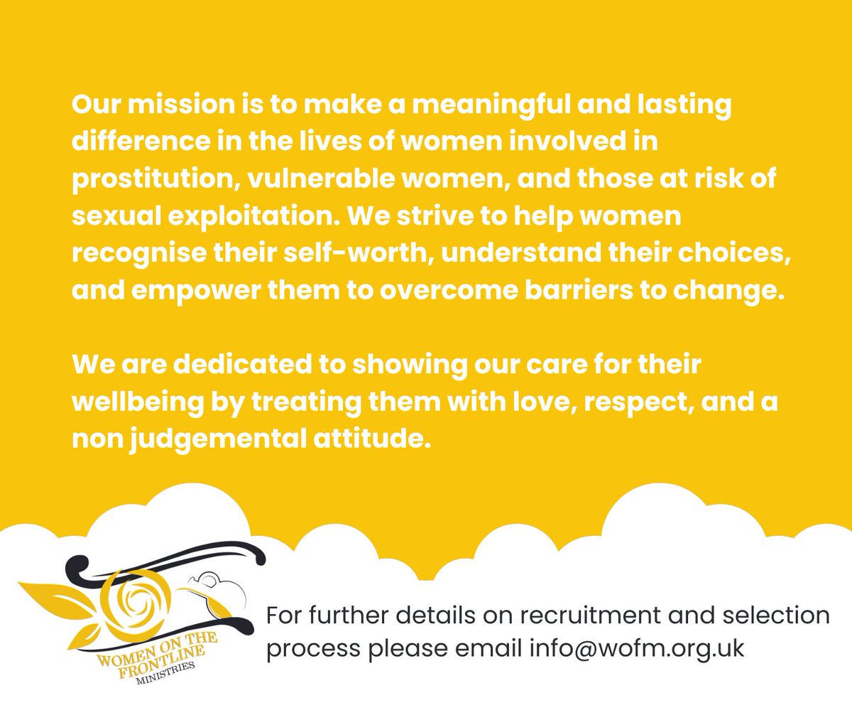 We are looking for volunteers to join our team! 🥳

For further details on recruitment and selection process please email info@wofm.org.uk 📧 

#nonprofit #volunteers #volunteersneeded #womensupportingwomen #hiring #applynow