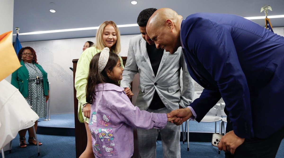 I was honored to witness 36 new Americans take their Oath of Citizenship today right here in New Jersey. Your journeys and dreams strengthen the fabric of our nation and our state. Know that your contributions make New Jersey—and America—brighter.