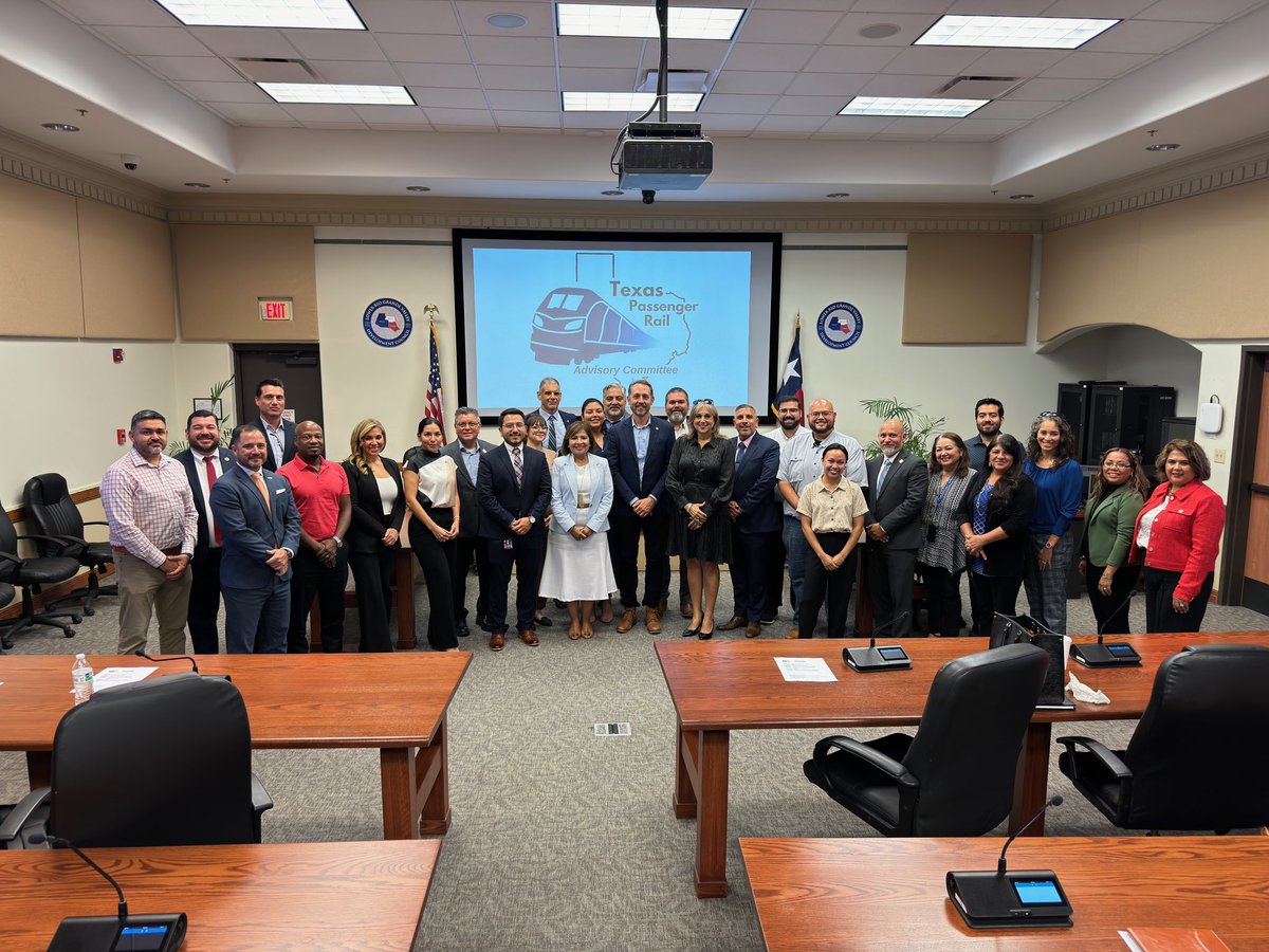 TravisCoJudge's tweet photo. I visited the Rio Grande Valley this week to speak with elected officials and leaders about the future of passenger rail in Texas.👇 https://t.co/iCKQh3NCn7