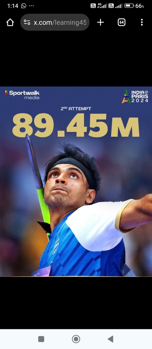 Congratulations #NeerajChopra for winning back to back medals in Olympics for India. Proud of you🎉🙂