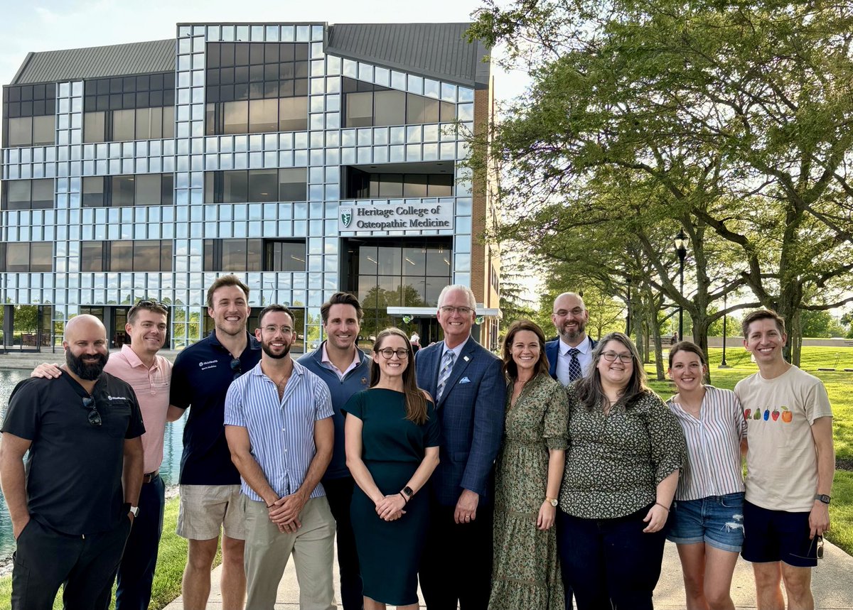 What a wonderful evening welcoming the Class of 2028 &amp; celebrating the 10th anniversary of the ⁦<a href="/OUHCOM/">Heritage College</a>⁩ Dublin campus! Incredibly special to have members of our first class, the Class of 2018, with us below! ⁦<a href="/OUHCOMSAF/">OU-HCOM Society of Alumni & Friends</a>⁩ ⁦<a href="/ohiou/">Ohio University</a>⁩