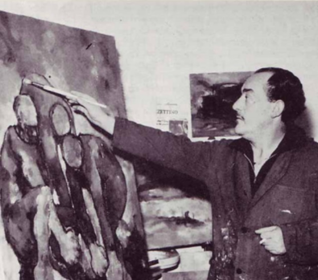 alberto_sanavia's tweet photo. #14agosto 1915, #Venezia: nasce il pittore Giovanni “Nane” #Pontini. Dopo la guerra (fu partigiano), si avvicinerà alla pittura da autodidatta, scegliendo soggetti della vita quotidiana e creando un suo stile forte, riconoscibile e in evoluzione. Morirà l’#8marzo 1970 https://t.co/6DZmIO402H