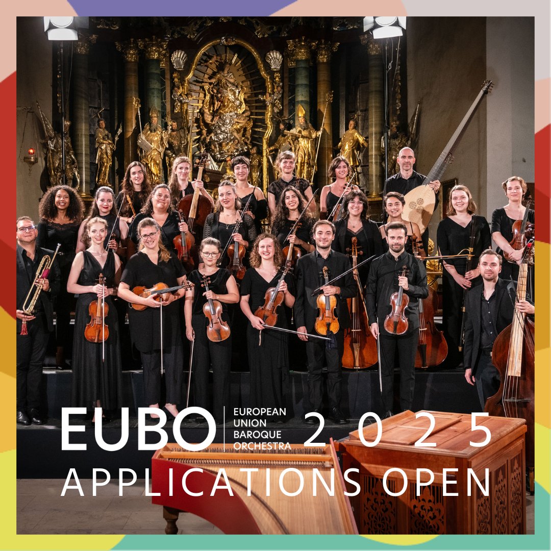 🌟Opportunity alert!
Did you know that EUBO is <a href="/Theresiatwitt/">Theresia Orchestra</a>'s artistic twin and their 2025 call to form the new EUBO cohort is now open? 
 If you’re passionate about baroque music, apply by 3rd September. 

Find out more at: eubo-orchestra.eu/auditions/