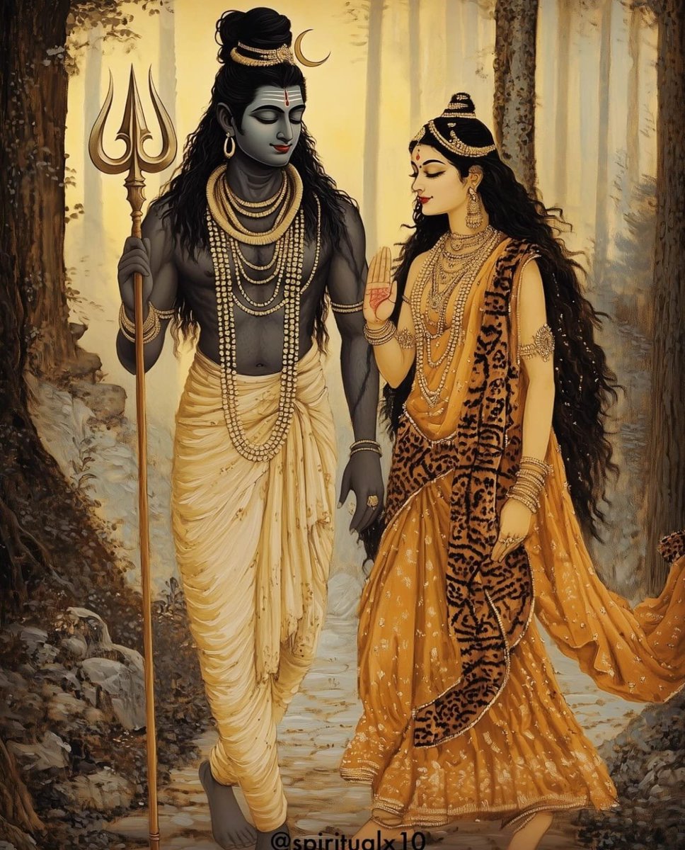 VertigoWarrior's tweet photo. Shiv-Shakti🔱 https://t.co/RdkCdoIUMM