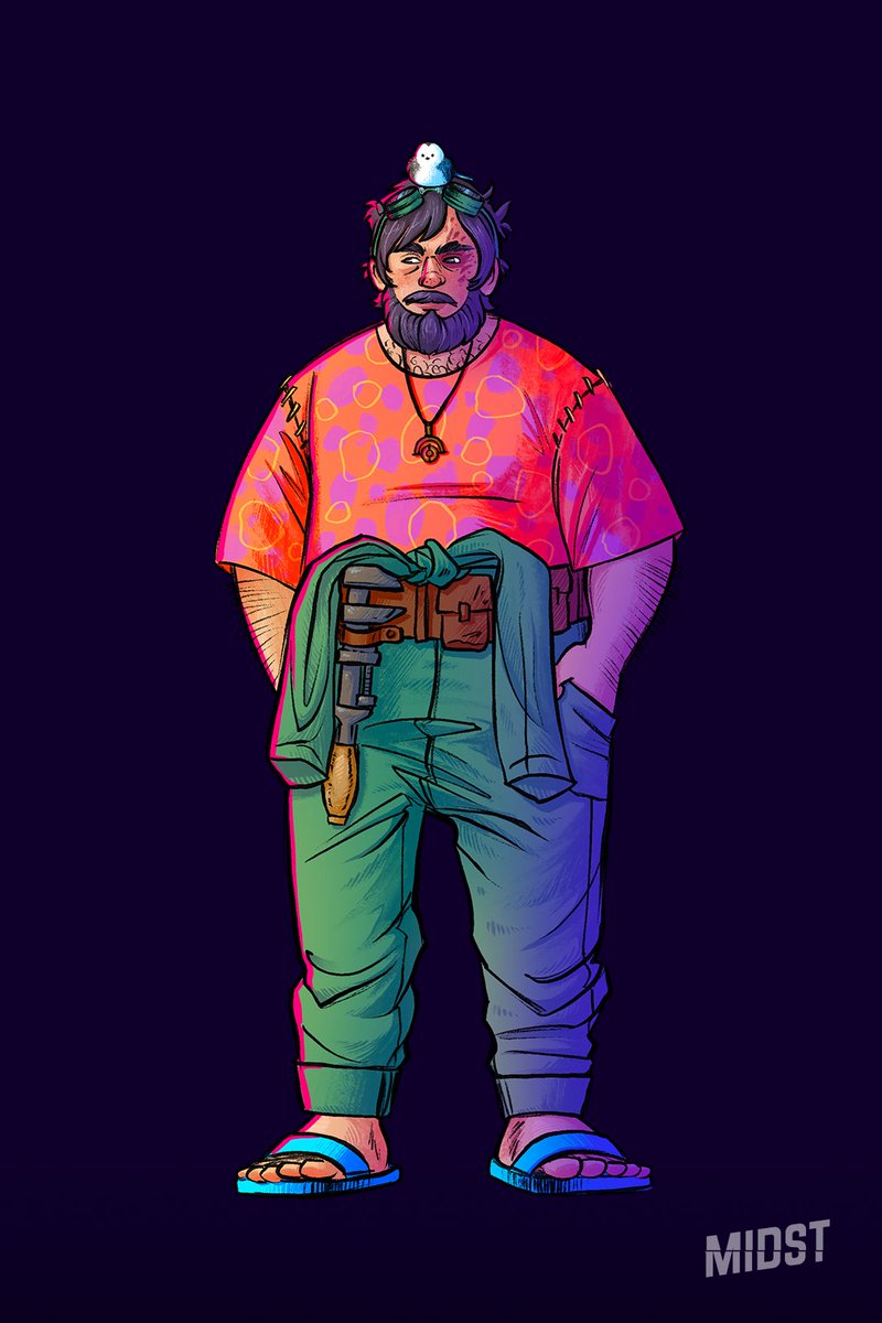 MEET THE FACES OF #MOONWARD! 🌔🛰️

WALDEN ORLOCK is played by @voiceofobrien!

[ Art by Sara Wile 🎨 ]

#MIDSTSpoilers