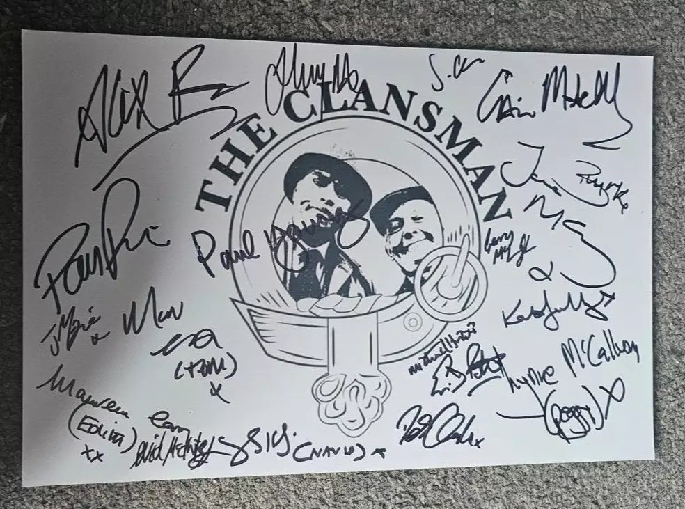 13challenge's tweet photo. PLS RT&amp;FOLLOW: Attention Still Game fans... loads of amazing items up for grabs now in support of @CwC_UK including this multi signed #clansman photo. Bid now @

https://t.co/pOL6czcfAL

@govindajeggy @GavsterNo1 @paulza70 @McCarryJane @StillGameReacts https://t.co/UUBCH2Vcza