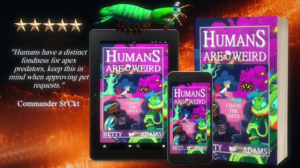 Author_Betty's tweet photo. “Humans are Weird: I Have the Data”
https://t.co/IFG8AoJ6Ik 
#HumansareSpaceOrcs #EarthIsSpaceAustralia #SciFi #Book #ShortStory https://t.co/qeuVOGqhoi