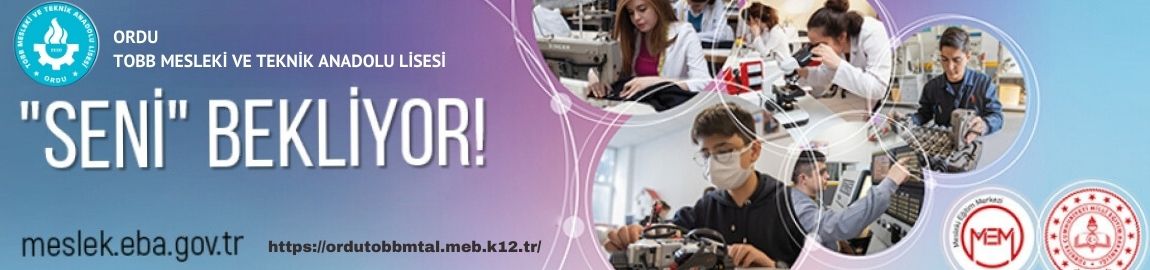 ORDU TOBB MESLEKİ VE TEKNİK ANADOLU LİSESİ (@ordutobb_mtal) on Twitter photo <a href="/OrduTOBB_MTAL/">ORDU TOBB MESLEKİ VE TEKNİK ANADOLU LİSESİ</a> "Seni" Bekliyor.
#meslekieğitim
<a href="/tcmeb/">Millî Eğitim Bakanlığı</a> <a href="/Yusuf__Tekin/">Yusuf Tekin</a> @MeslegimHayatim <a href="/_Ali_KARAGOZ/">Dr. Ali KARAGÖZ</a> <a href="/Ordu_MEM/">Ordu İl Millî Eğitim Müdürlüğü</a> <a href="/mfvargeloglu/">MEHMET FATİH VARGELOĞLU</a> <a href="/altinordu_mem/">Altınordu İlçe Milli Eğitim Müdürlüğü</a> <a href="/bekyurek/">ONUR BEKYÜREK</a> <a href="/atici_erdem/">Erdem ATICI 🇹🇷</a> <a href="/OrduTOBB_MTAL/">ORDU TOBB MESLEKİ VE TEKNİK ANADOLU LİSESİ</a> "Seni" Bekliyor.
#meslekieğitim
<a href="/tcmeb/">Millî Eğitim Bakanlığı</a> <a href="/Yusuf__Tekin/">Yusuf Tekin</a> @MeslegimHayatim <a href="/_Ali_KARAGOZ/">Dr. Ali KARAGÖZ</a> <a href="/Ordu_MEM/">Ordu İl Millî Eğitim Müdürlüğü</a> <a href="/mfvargeloglu/">MEHMET FATİH VARGELOĞLU</a> <a href="/altinordu_mem/">Altınordu İlçe Milli Eğitim Müdürlüğü</a> <a href="/bekyurek/">ONUR BEKYÜREK</a> <a href="/atici_erdem/">Erdem ATICI 🇹🇷</a>