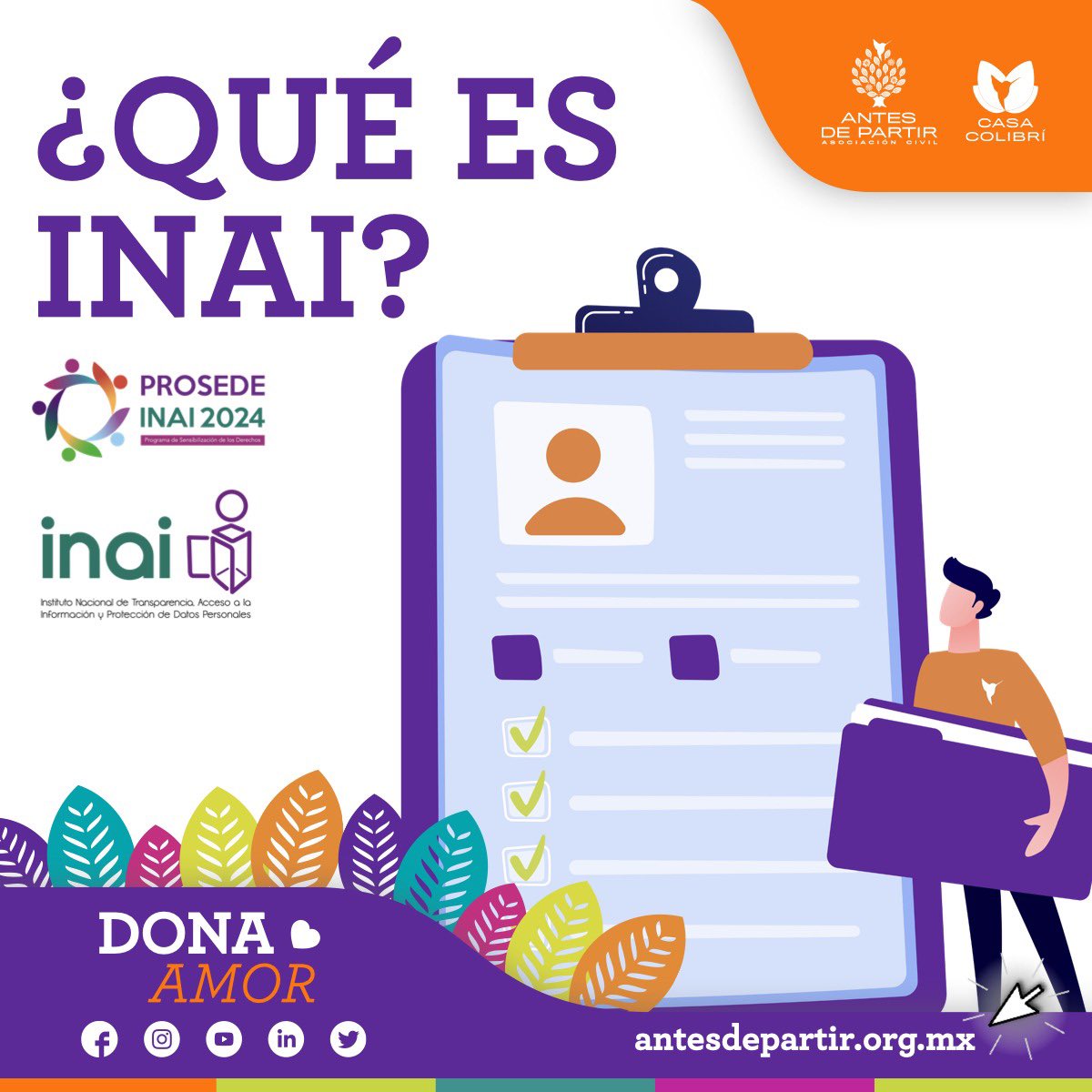 vinculasociedad's tweet photo. 📣Como parte de las actividades del #Programa de Sensibilización de Derechos #PROSEDE, la organización @AntesDePartirAC realiza  materiales de difusión para pacientes #oncológicos y sus cuidadores principales🧑‍🧑‍🧒⚕️

📝¡Éxito con su proyecto!👏🏻📚 https://t.co/W5TKcxEmSv
