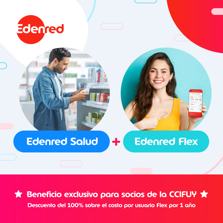 Cámara de Comercio e Industria Franco Uruguaya (@camara_francesa) on Twitter photo 🌟 Beneficio exclusivo para nuestros socios 🌟
Compartimos una interesante propuesta de nuestro socio <a href="/Edenred/">Edenred Group</a> .
Los socios de CCIFUY obtienen un descuento del 100% sobre el costo por usuario Flex durante 1 año
Conoce más aquí: shorturl.at/tANr6 🌟 Beneficio exclusivo para nuestros socios 🌟
Compartimos una interesante propuesta de nuestro socio <a href="/Edenred/">Edenred Group</a> .
Los socios de CCIFUY obtienen un descuento del 100% sobre el costo por usuario Flex durante 1 año
Conoce más aquí: shorturl.at/tANr6