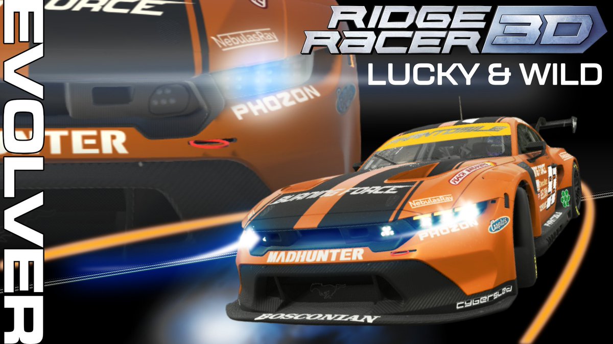 The Ridge Racer 3D Lucky & Wild EVOLVER GT3 is now available on