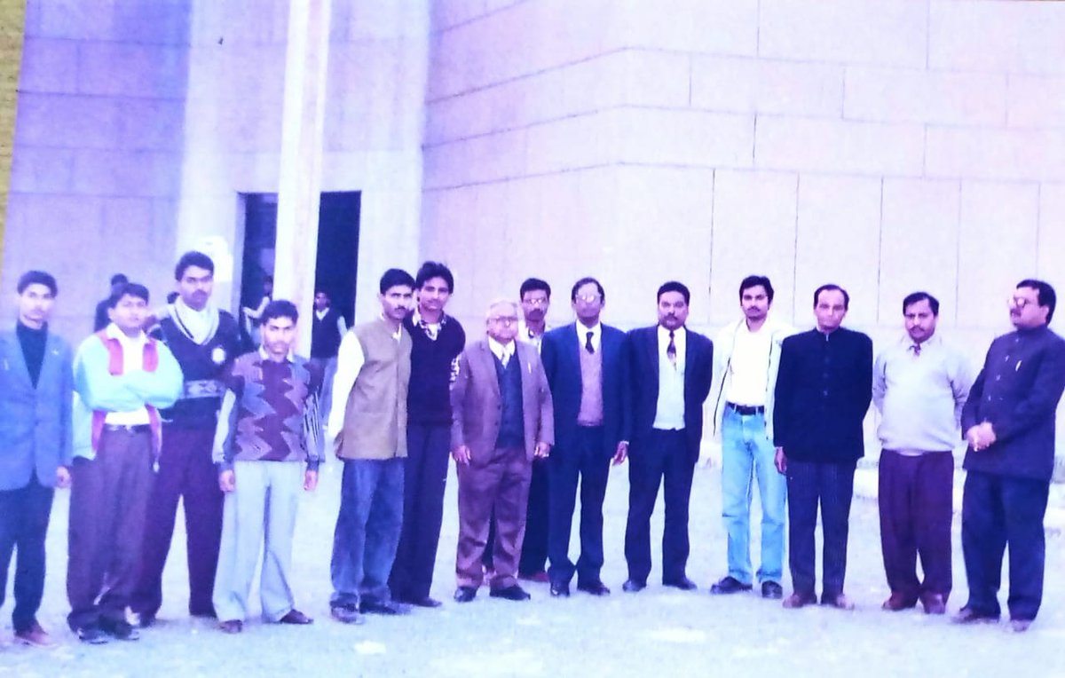 DRCPSINGH4's tweet photo. This photo takes me back to 1996-97, when the new LU campus was just a year old. Honored to be in the company of esteemed colleagues like RP Singh Sahab, Prof. Balraj Chauhan,&amp;Prof. AK Srivastava, who shaped my early teaching journey. Grateful for the wisdom and memories shared. https://t.co/x4gCwGiiSQ