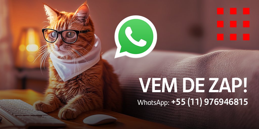 Você sempre pode contar com a gente quando surgir alguma dúvida! Resolva o que precisar em poucos cliques em nossos canais digitais.
📱WhatsApp: bit.ly/3RHxaoP
💻Get Ajuda: bit.ly/3KHlKgR