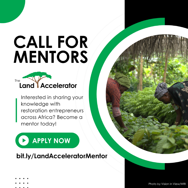 restoreforward's tweet photo. Calling all business and land restoration experts worldwide 🌱

Whether you're a farmer, supply chain expert, or communicator, join the #LandAccelerator to share your knowledge with Africa's budding restoration enterprises!

Apply today ➡️ https://t.co/R2BJhASQDd