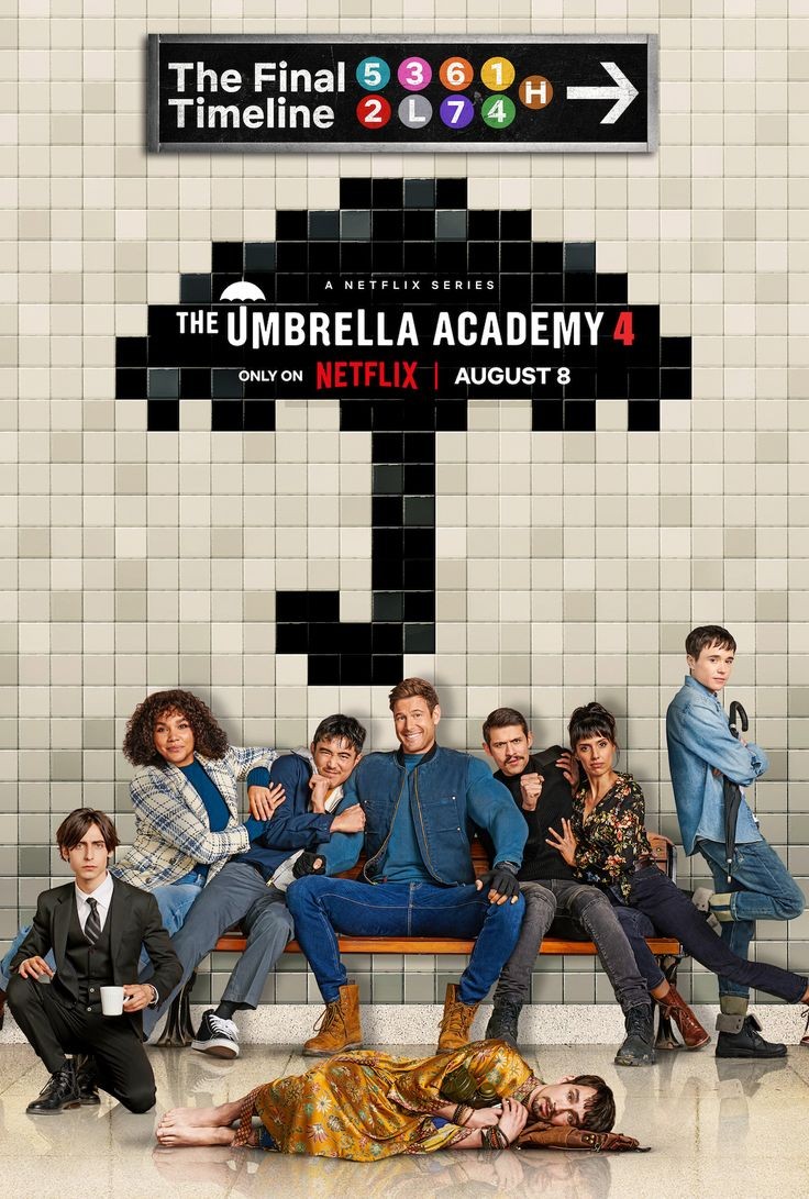 iureealves's tweet photo. Pra mim essas quatro temporadas de the umbrella academy são séries diferentes, as duas primeiras sendo uma série perfeita e sem erros que foi cancelada e não tava conclusão, enquanto a terceira e a quarta... não falamos sobre essas!!! https://t.co/plgjhoITEV