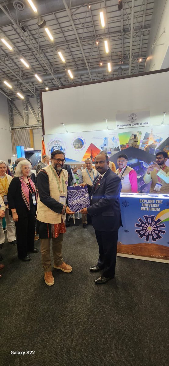 On behalf of the Astronomy Institutions in India, the Astronomical Society of India (ASI) celebrates “India Day” at India Booth during the IAUGA-2024 in Cape Town  on 8th August, 2024 to  showcase the progress that Indian astronomy has made <a href="/MEAIndia/">Randhir Jaiswal</a>