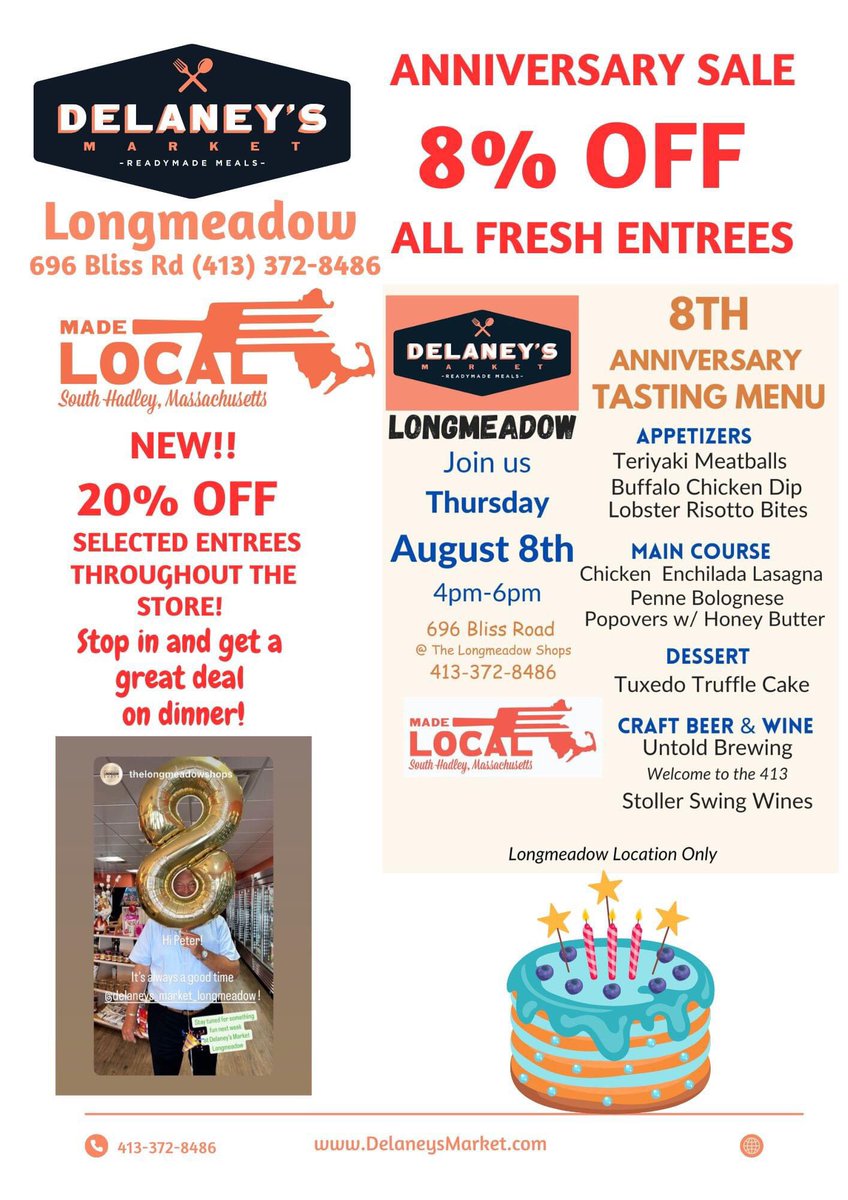 BostonNuts's tweet photo. A great big THANK YOU TO ALL OUR CUSTOMERS for 8 great years! Today, we celebrate YOU! All fresh entrees 8% off today and come in today 4-6pm for a menu of tastings, fun and raffles!
We have loved being part of your lives and are looking forward to more years to come! https://t.co/PgOll1kEEQ