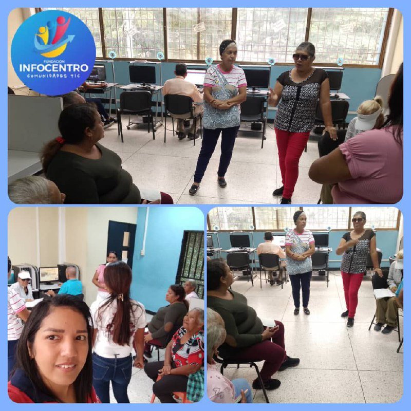 Beath1995's tweet photo. Nos reunimos con el movimiento de Adultos Mayores del municipio a fin que conozcan
diferentes talleres; esto sucedió en el Infocentro Domingo Oviedo Parada de Urachiche..
#PuebloSonrienteYEnPaz
¡Vamos!
@Gabrielasjr
@LarosaInfove
@InfocentroOce https://t.co/xlXUwetorT