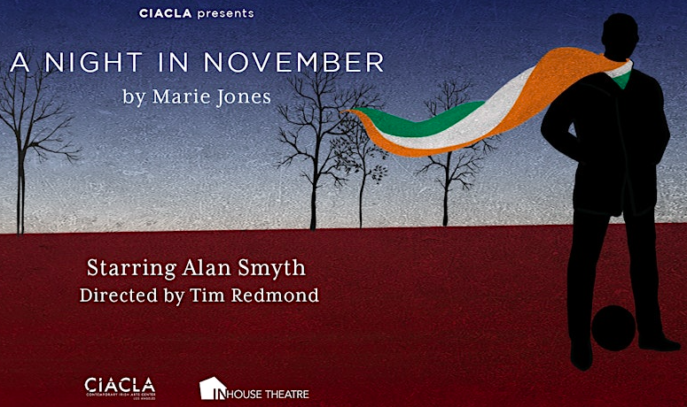 So excited to see the phenomenal <a href="/AlanGSmyth/">AlanGSmyth</a> in 'A NIGHT IN NOVEMBER' from <a href="/CIAC_LA/">CIACLA</a> at <a href="/thepico_la/">The Pico</a> Tix: eventbrite.com/e/a-night-in-n… #irish #irishinLA #theater #theatre #LosAngeles #gosee #actorslife